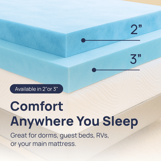 Gel Swirl Mattress Topper