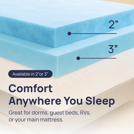 Gel Swirl Mattress Topper