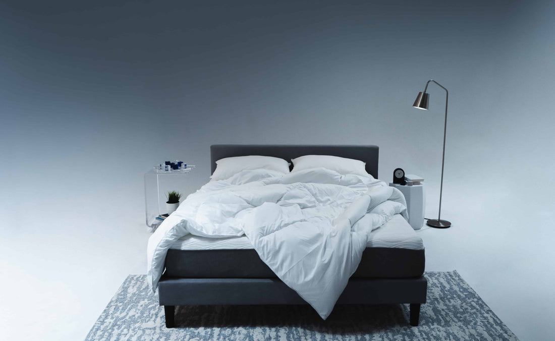 dark bed