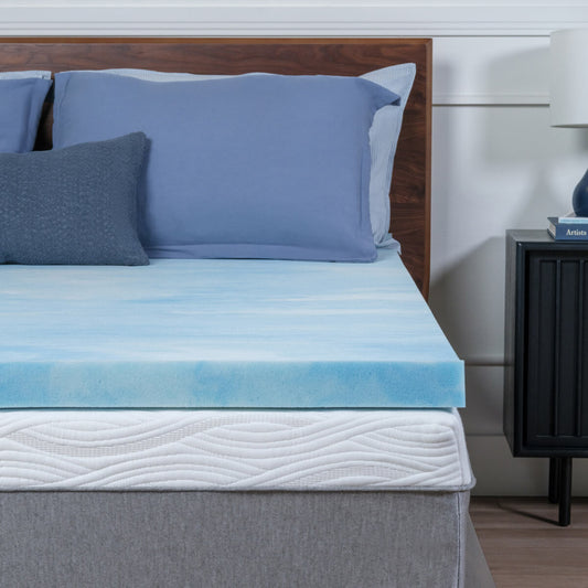 mattress and topper