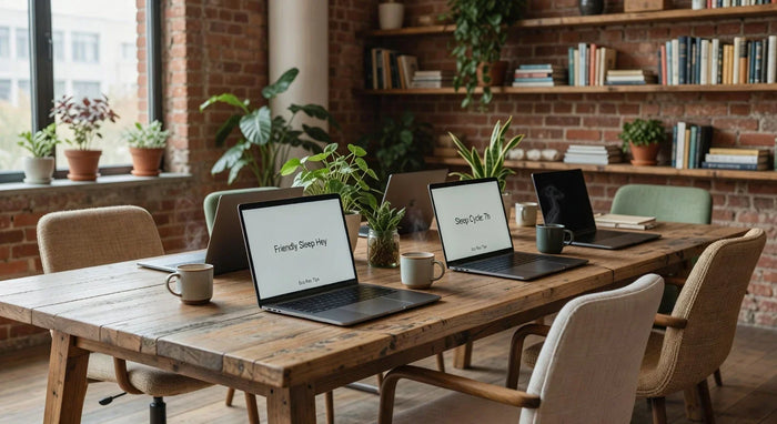 computer on desk